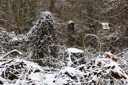 Winter Friedhof